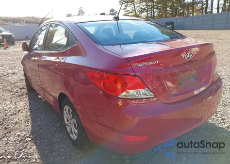 2013 Hyundai Accent Gls из США, поврежденный, VIN KMHCT4AE6DU406512